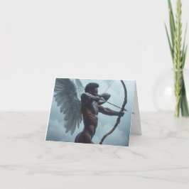 Black Cupid - Happy Valentine's Day Card Karte