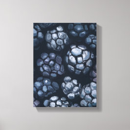 Black Currant Painting - Still-Life Illustration Leinwanddruck