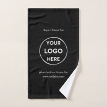 Black Custom Logo Texte Moderne Minimaliste Entrep