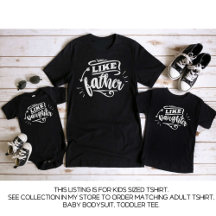 Black Daddy and Me Matching Vatertochter Kids