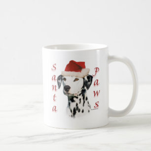 Black Dalmatiner Santa Paws Kaffeetasse