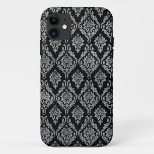Black Damask iPhone 11 Hülle