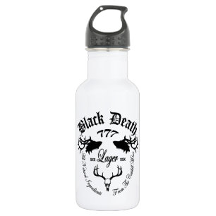 Black Death 777 - Catskill Mountain Lager Edelstahlflasche