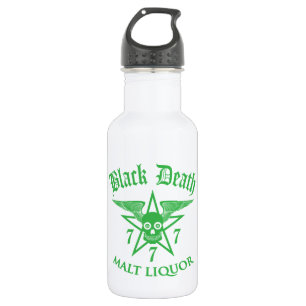 Black Death 777- Malt Liquor Edelstahlflasche