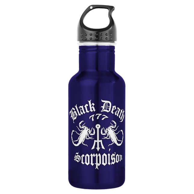 Black Death 777- Scorpoison Vodka Trinkflasche (Vorderseite)