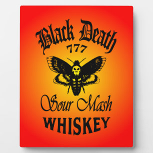Black Death 77 - Totenkopf Fotoplatte