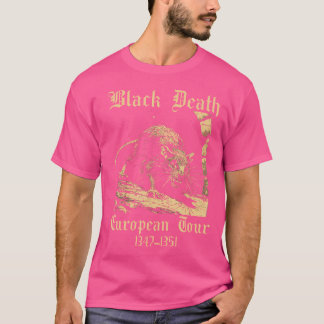 Black Death European Tour Retro Plagues Doktor der T-Shirt