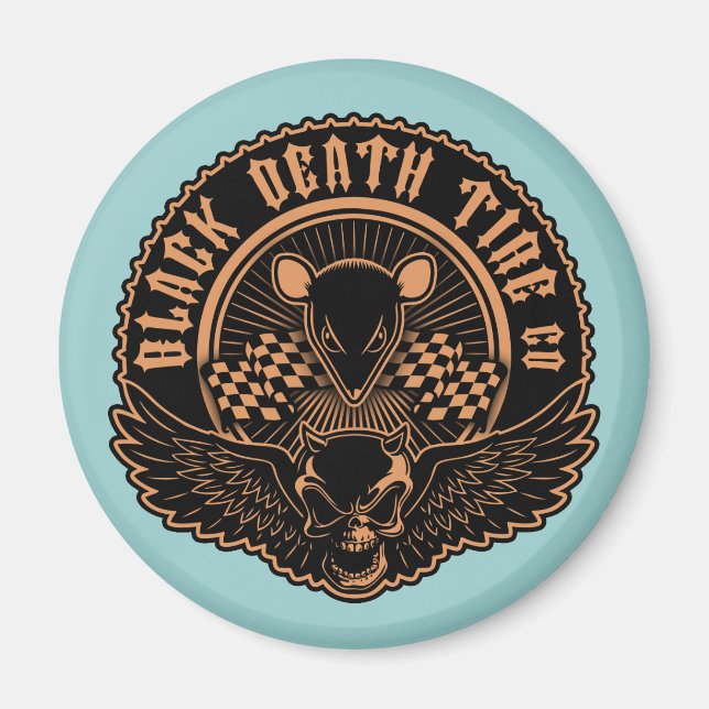 Black Death Tire Co. - oder Magnet (Vorne)
