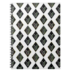 Black Diamond Bulle Terrier Notizblock