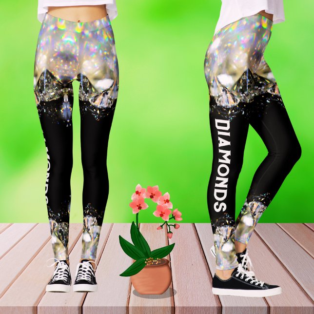 Black Diamond Modern Modern modische Mode Sport Te Leggings (Von Creator hochgeladen)