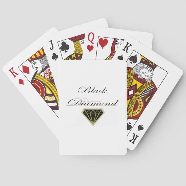 Black Diamond  - Playing cards Spielkarten (Rückseite)