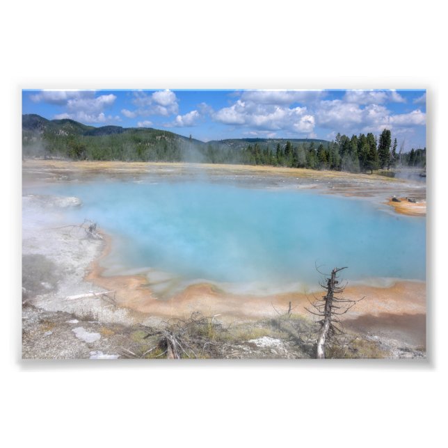 Black Diamond Pool, Yellowstone National Park Fotodruck (Vorne)