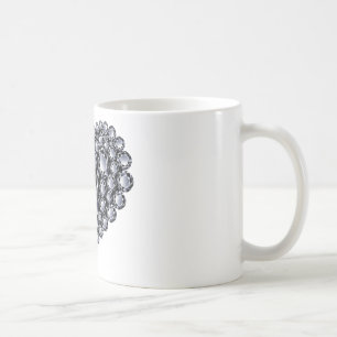 Black Diamonds Heart Gemis Kaffeetasse