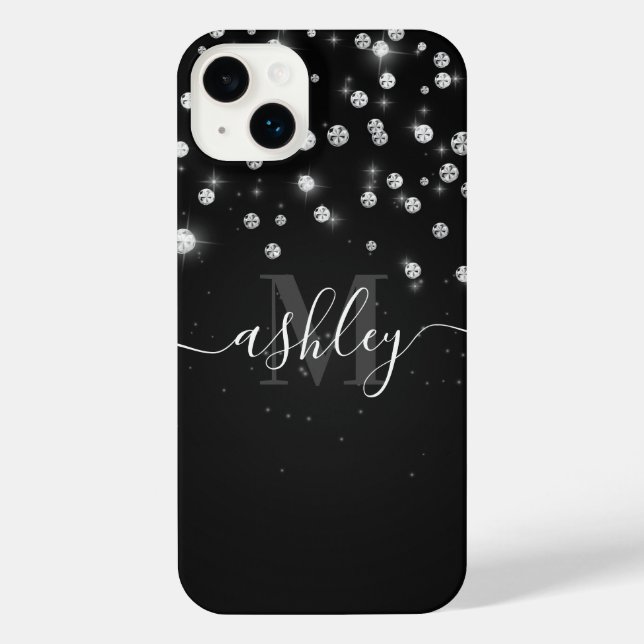 Black Diamonds iPhone 14 Plus Hülle (Rückseite)