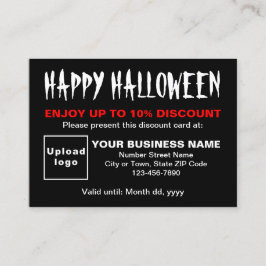 Black Discount Card Rabattkarte