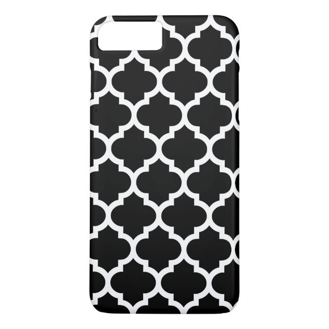 Black DIY BG White marokkanische Quarto #5 Case-Mate iPhone Hülle (Rückseite)
