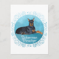 Black Doberman Pinscher