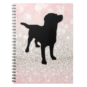 Black Dog Sparkle Notizblock