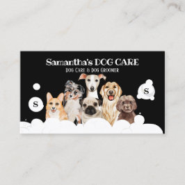 Black Dog Wellness-Center Salon Sitzen Baath Groom Visitenkarte