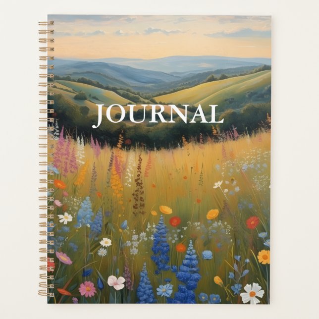 Black Dog Wildflower JOURNAL Planer (Vorderseite)