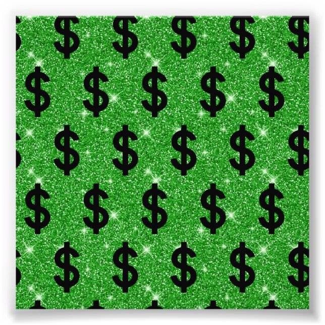 Black-Dollar-Geld-Unternehmer Wall Street Fotodruck (Vorne)