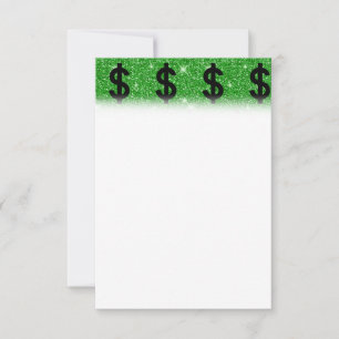 Black-Dollar-Geld-Unternehmer Wall Street Save The Date