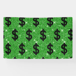 Black Dollar Sign Money Unternehmer Wall Street Banner