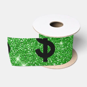 Black Dollar Sign Money Unternehmer Wall Street Satinband