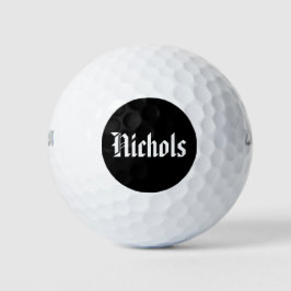 Black Dot Nichols Golfball