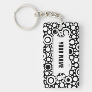 Black Dots & Circles Grid + your backgr. &
