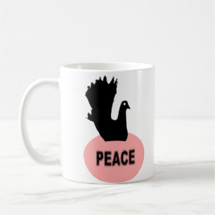 Black Dove Peace Tasse