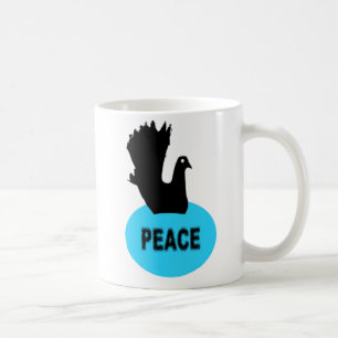 Black Dove Peace Tasse