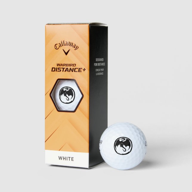 Black Dragon Callaway Warbird Golf Bälle 3 Ps (Verpackungen)