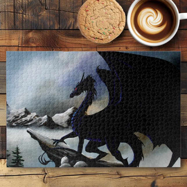 Black Dragon Fantasy Blue Mountains (Von Creator hochgeladen)