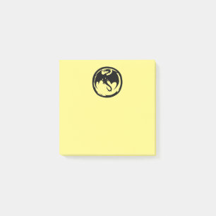 Black Dragon Gelb 3x3 Notizblöcke Post-it Klebezettel