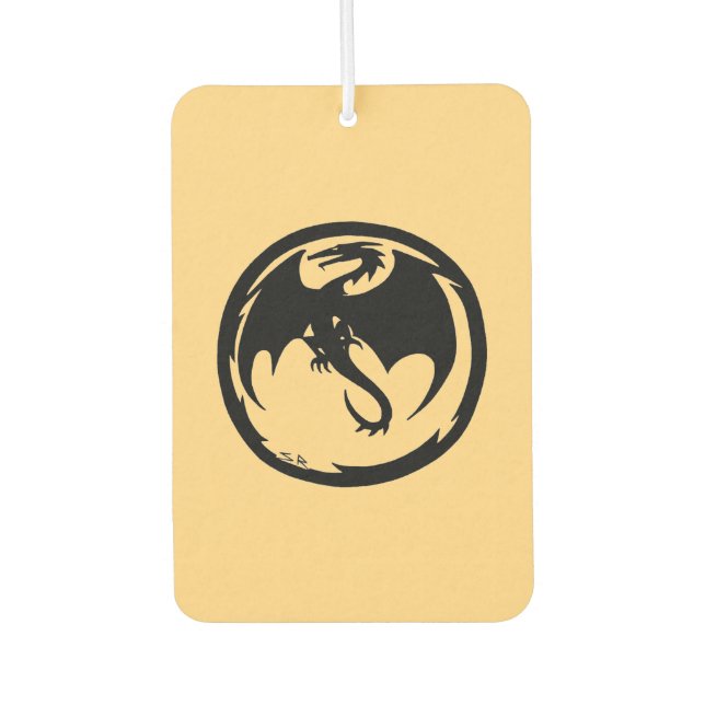 Black Dragon gold car air fresh Autolufterfrischer (Vorderseite)