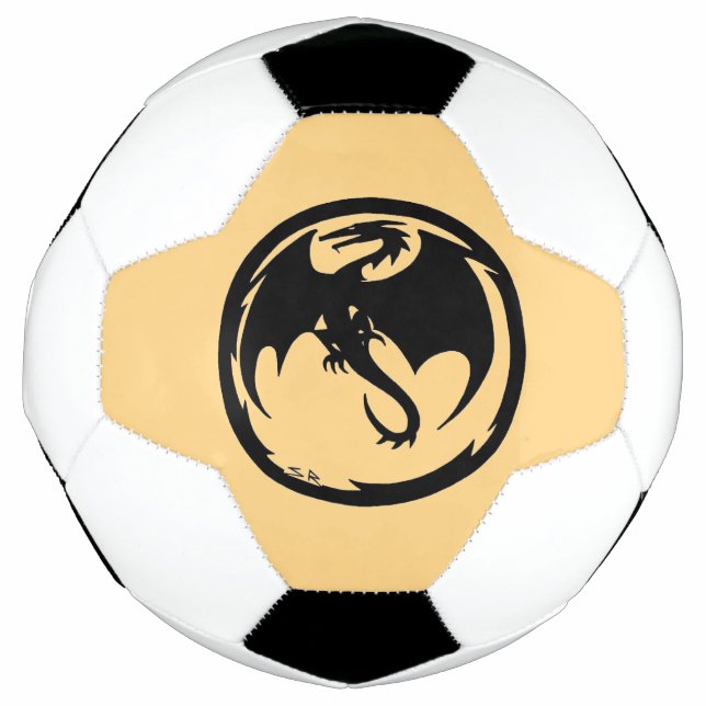 Black Dragon Gold Fußball (Vorderseite)