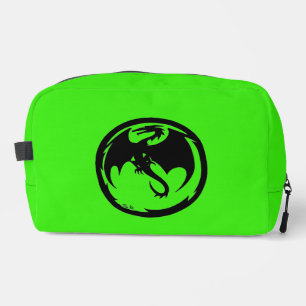Black Dragon Green Dopp Kit Waschbeutel