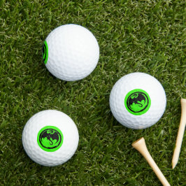 Black Dragon Green Wert Golfbälle 3pk