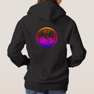 Black Dragon neen schwarz gekleidete Sweatshirt