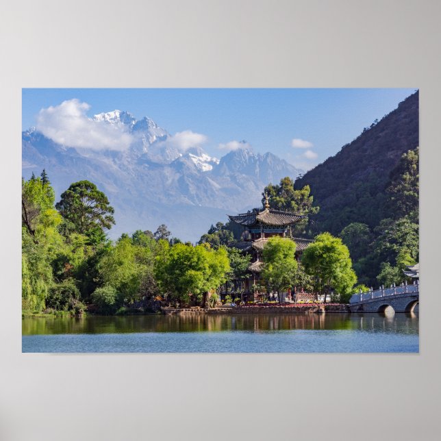 Black Dragon Pool - Yunnan, China Poster (Vorne)