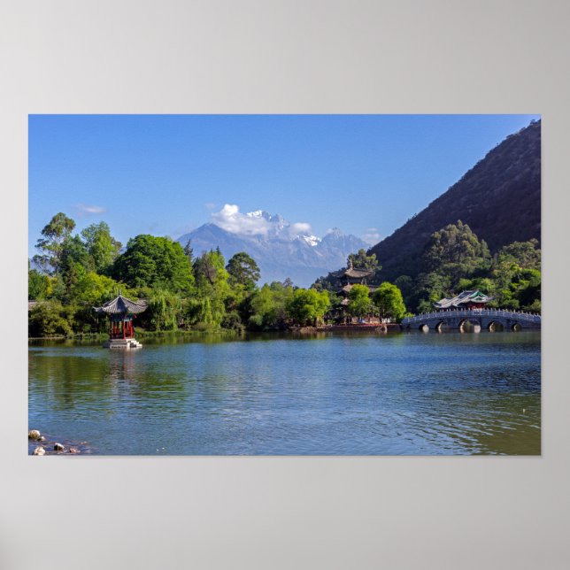 Black Dragon Pool - Yunnan, China Poster (Vorne)