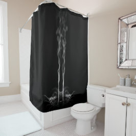 Black Dragon Smoke Duschvorhang
