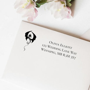 Black Dragon Wedding Permastempel