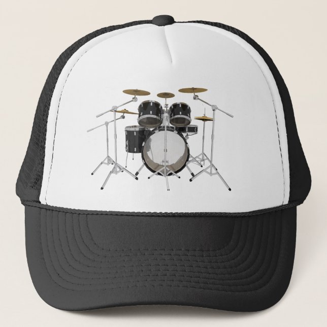 Black Drum Kit: Truckerkappe (Vorderseite)