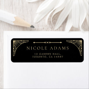 Black Elegante Art Deco