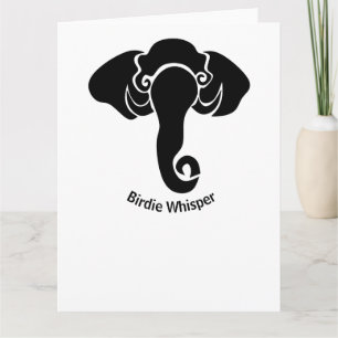 Black Elephant Family Zuhause Republikaner Karte