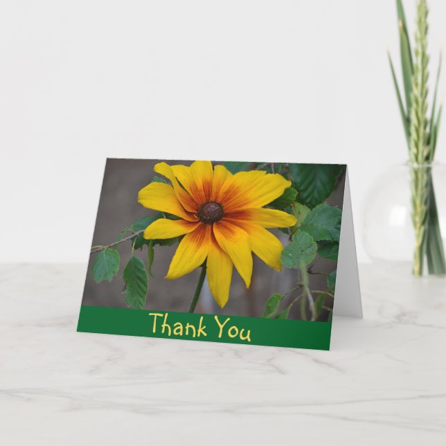 Black Eyed Susan Carte de remerciements (Devant)