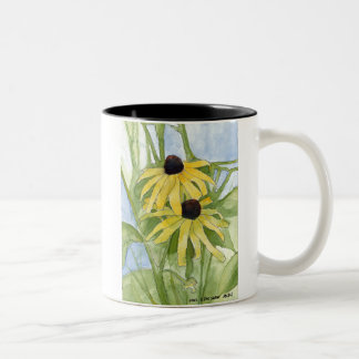 Black Eyed Susan ceramic cup Zweifarbige Tasse