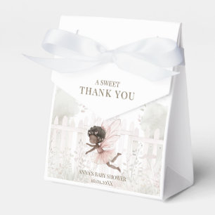 Black Fairy Baby Dusche Vielen Dank Geschenkschachtel
